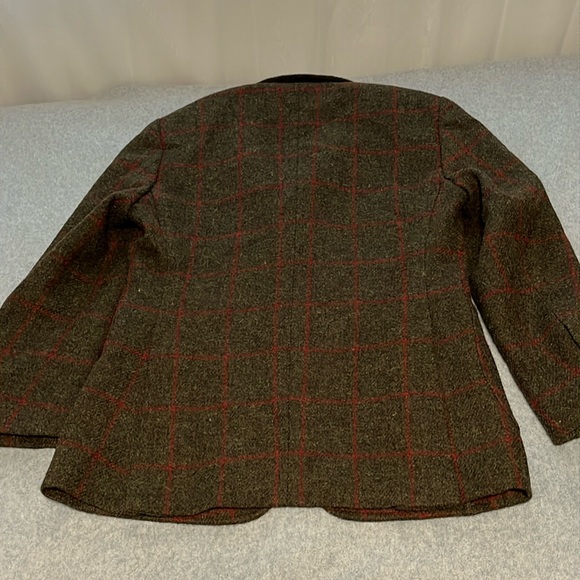 Devan Vincent Tweed Wool Sports Coat Jacket Blazer Medium Equestrian Safari Boho - Picture 8 of 13